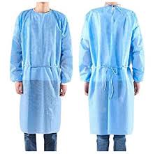 10 Disposable White Non-Surgical Gowns - (GOWN-88-8888) $1.89